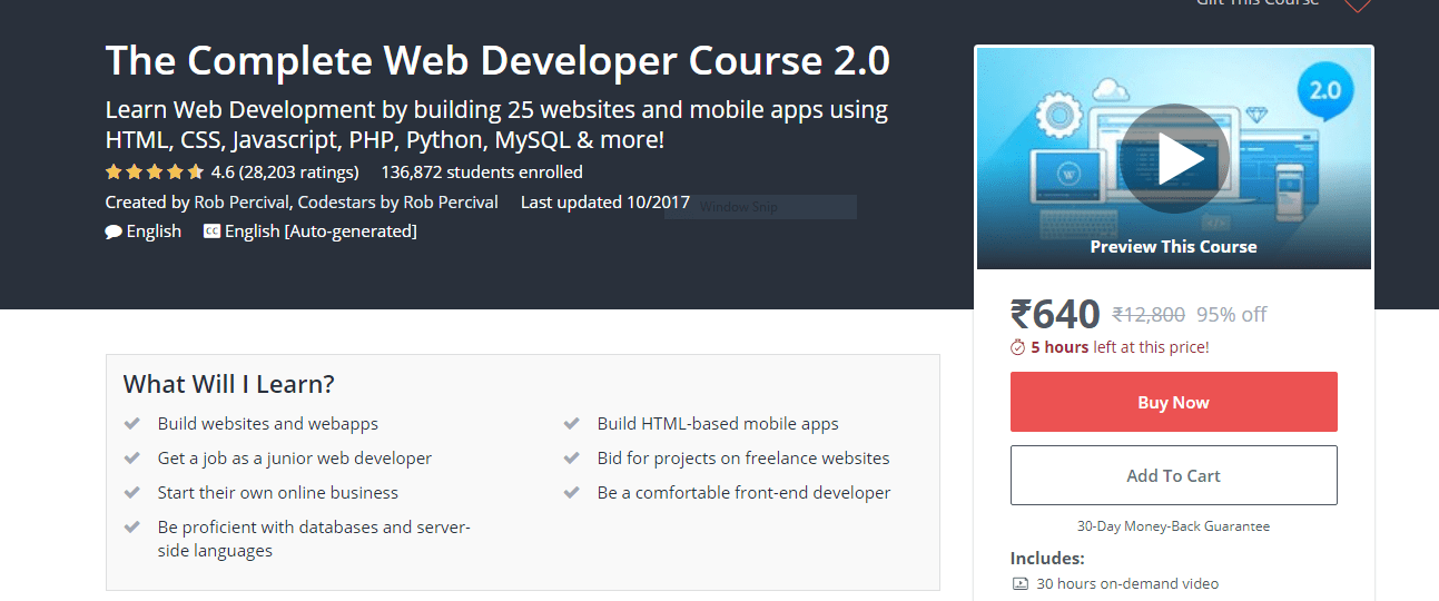 Web Developer Bootcamp