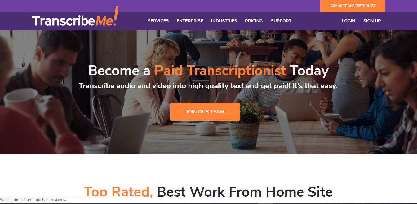 Transcription sites That Pay Well