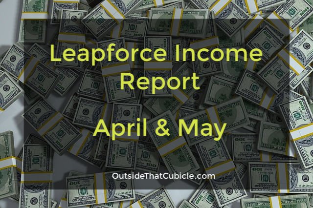 Read more about the article Income Report – April & May